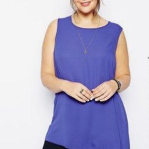 asos new look inspire tunic purple plus size 22